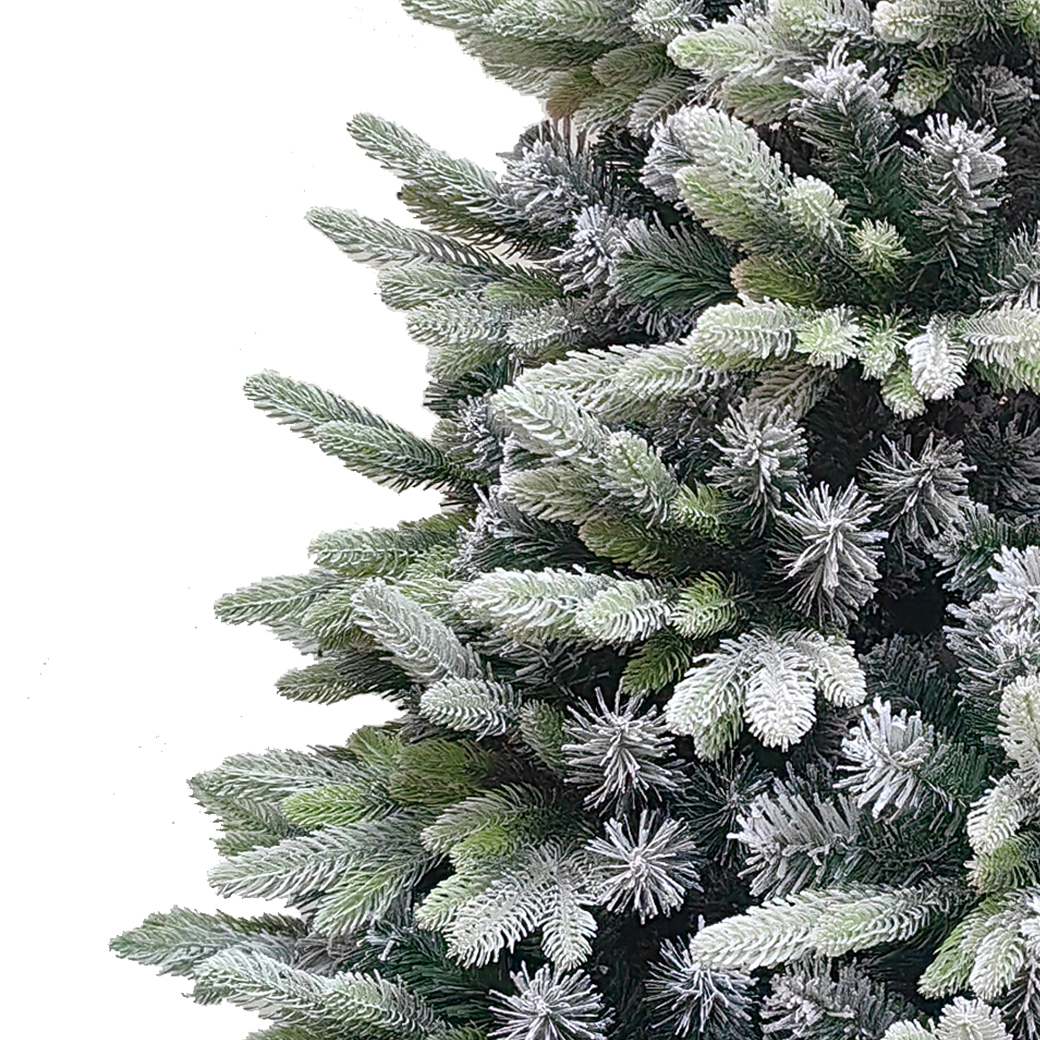 Flocked Artificial Christmas Tree ZRTR-66858
