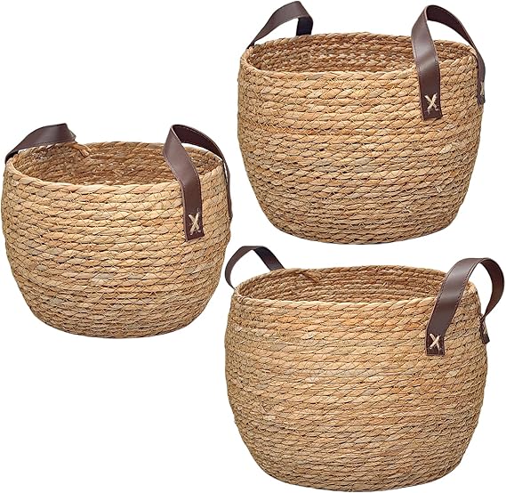 Woven Storage Baskets Set