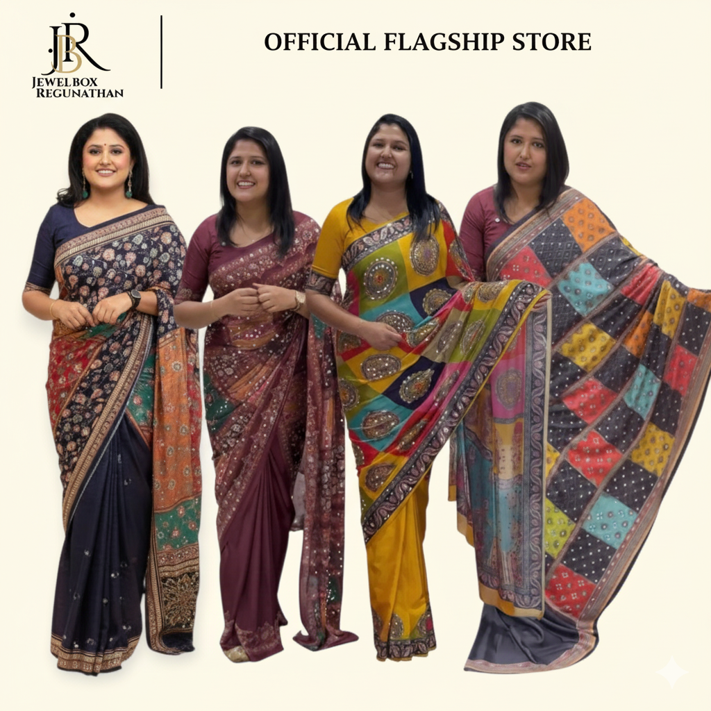 Shimmer & Shine Kaveeri Mirror Saree