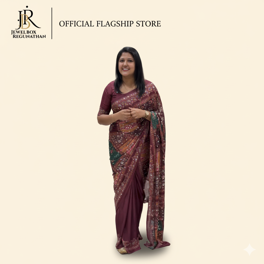 Shimmer & Shine Kaveeri Mirror Saree