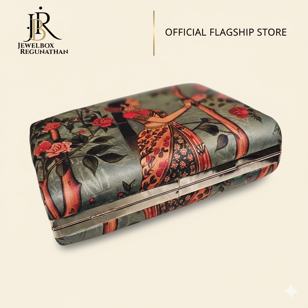 Hand-painted Regal Clutch