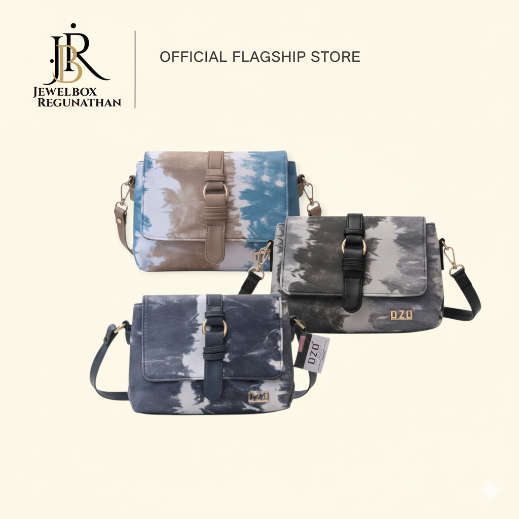 OZO SKY HANDBAG(double zipper)