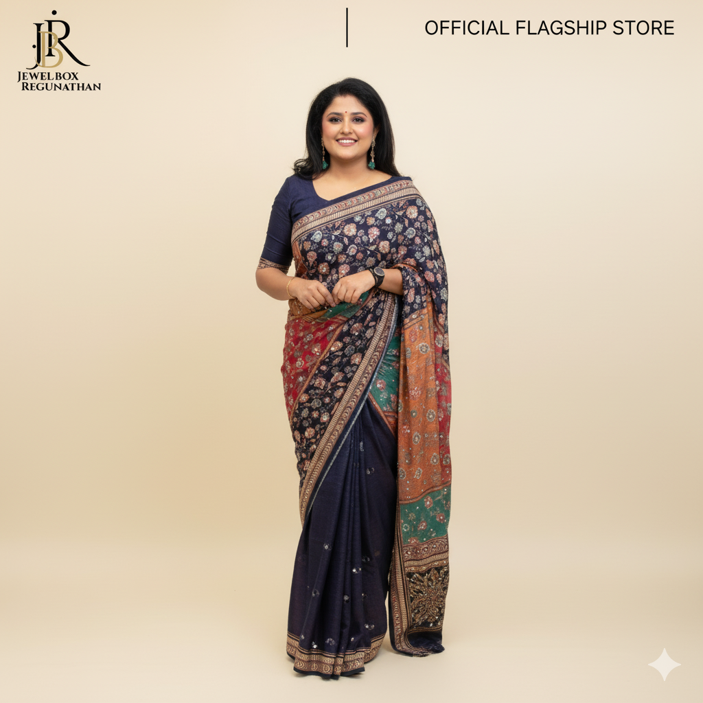 Shimmer & Shine Kaveeri Mirror Saree
