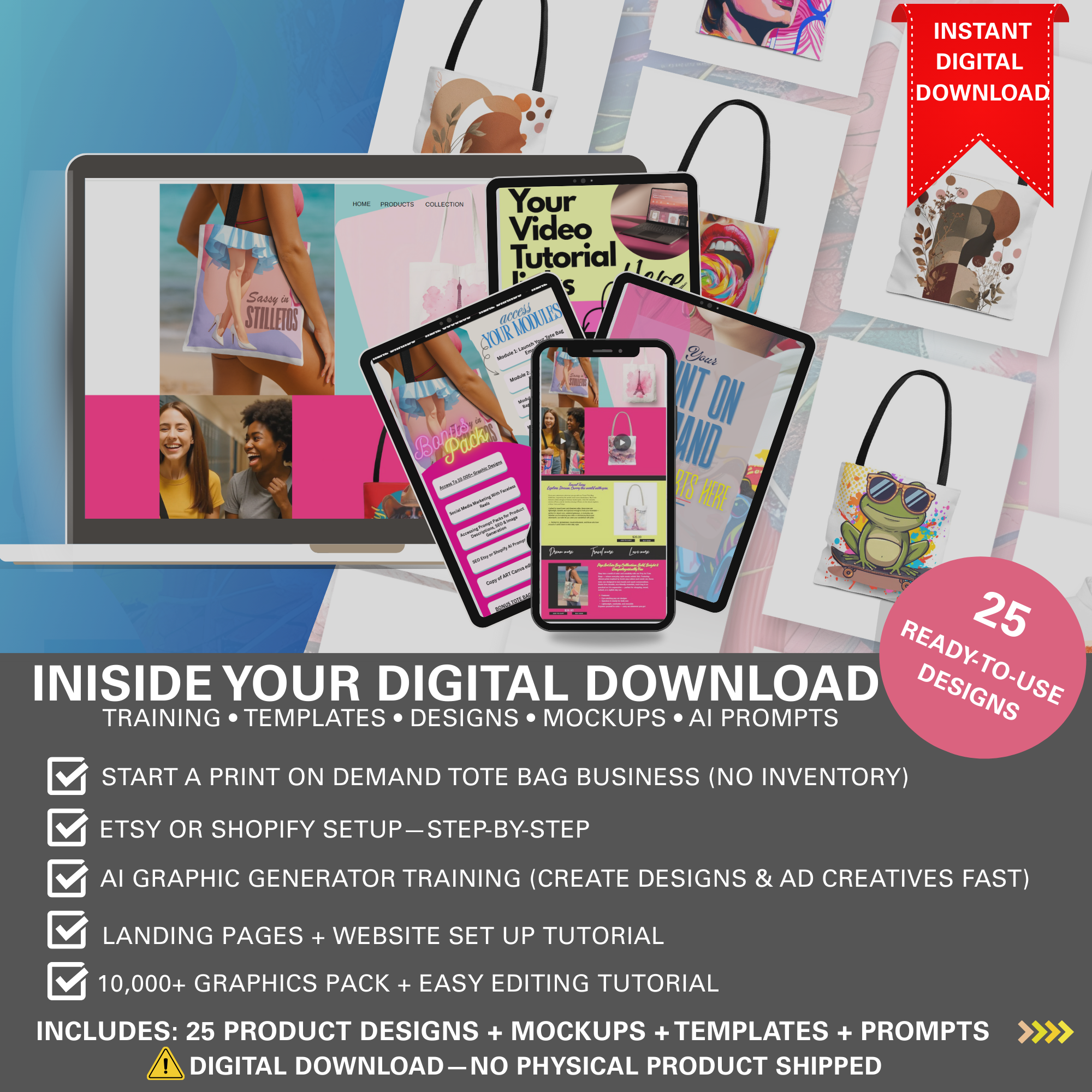 Tote Bag Business Kit