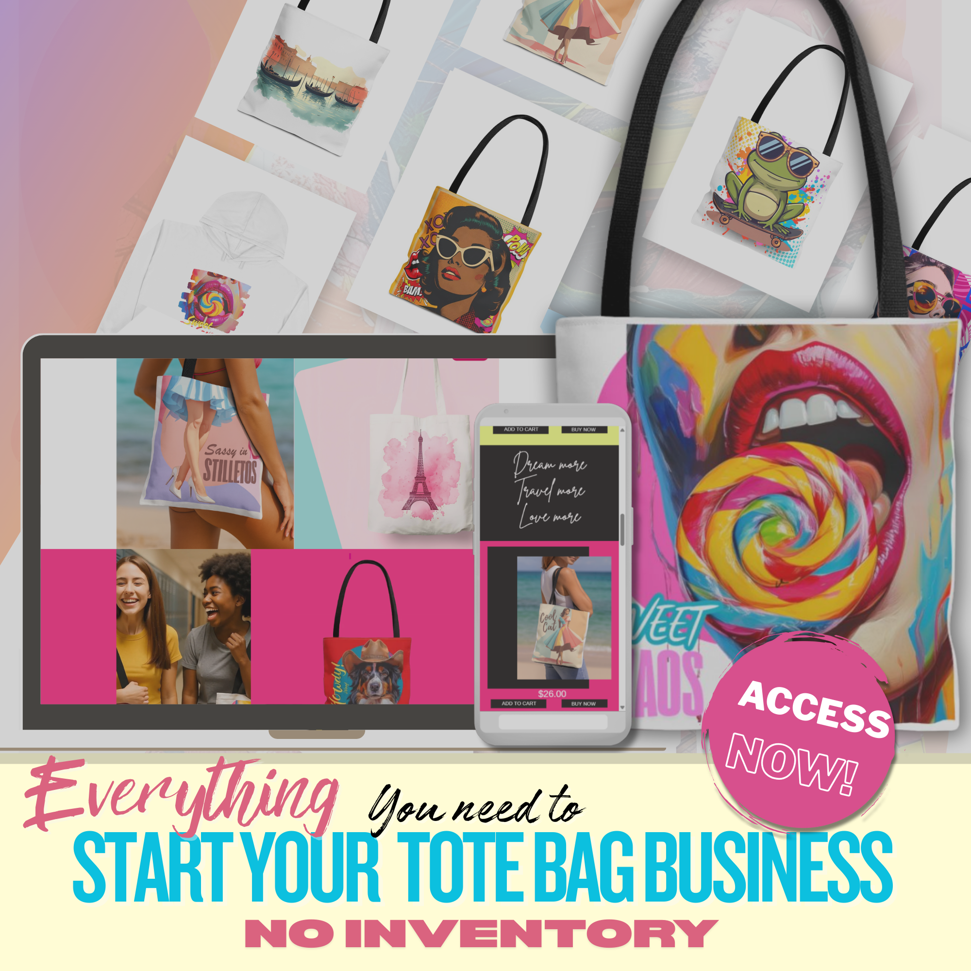 Tote Bag Business Kit