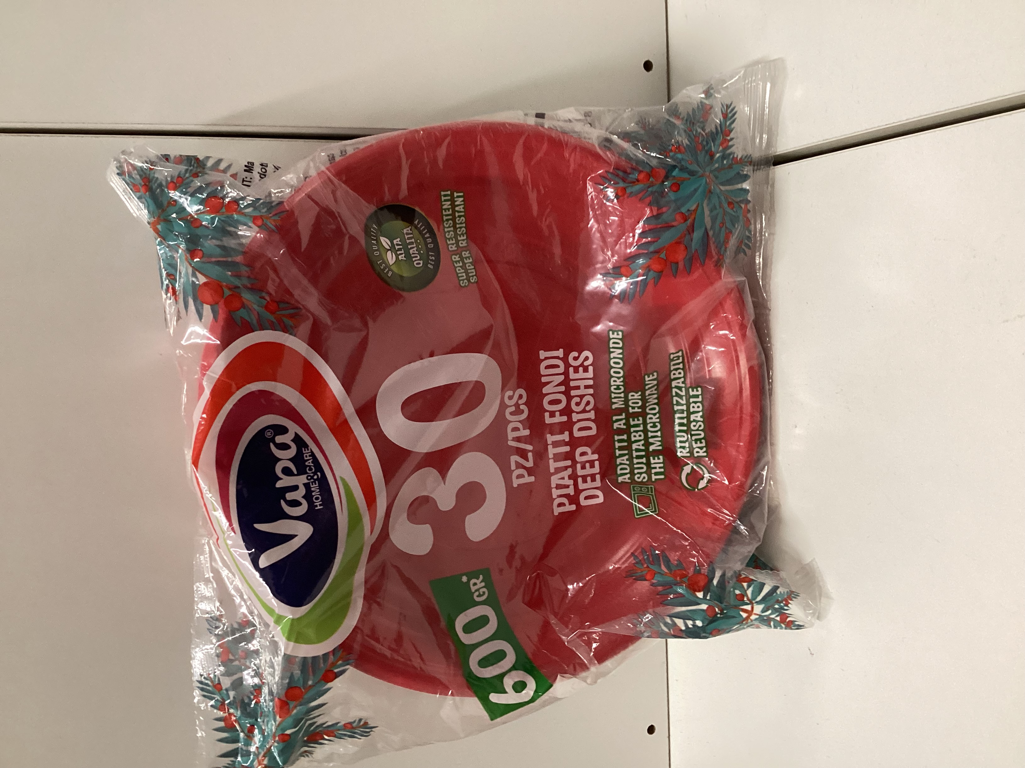 Vapa 30 pz piatti fondi