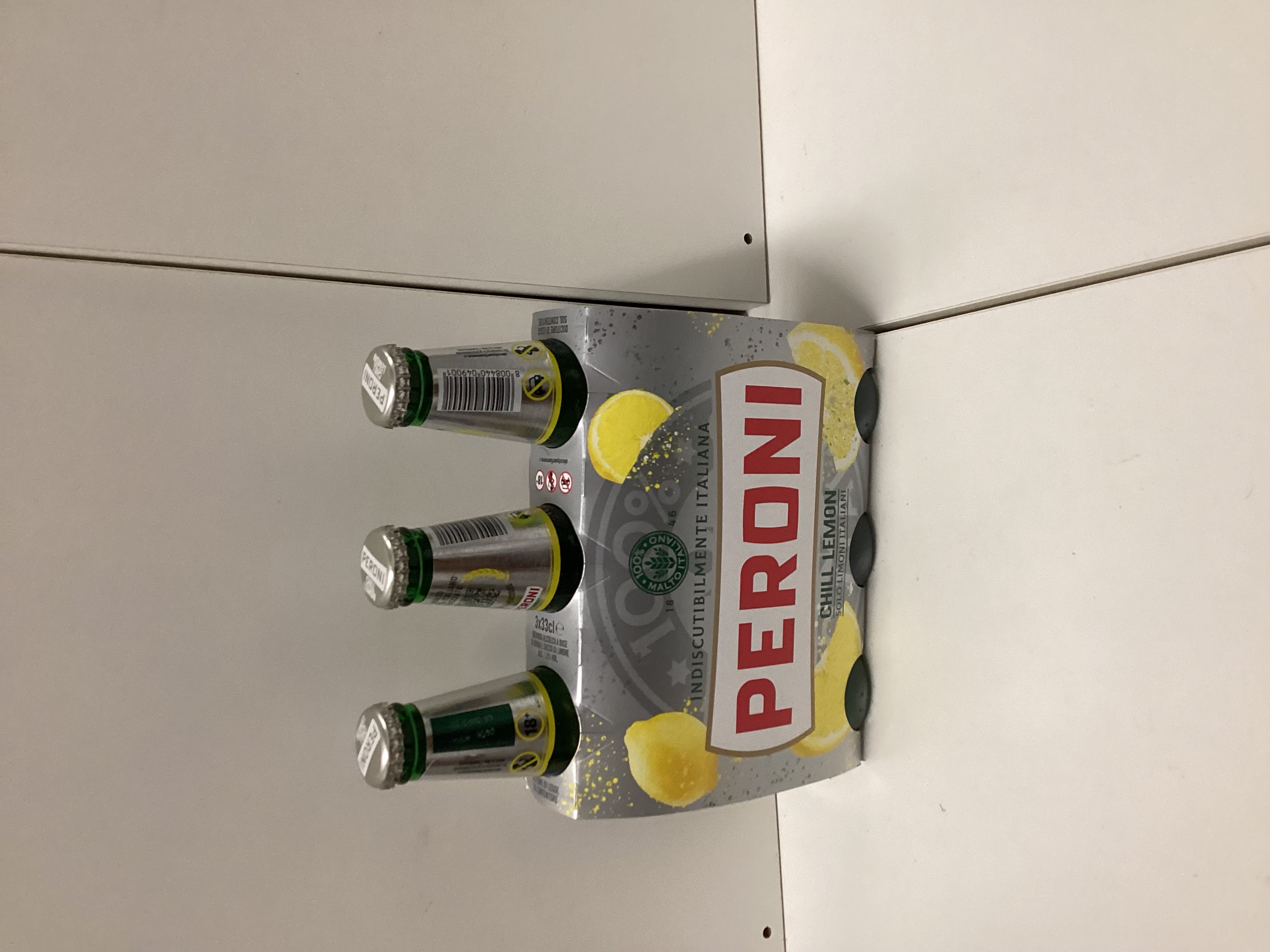 Peroni birra lemon 3 pack