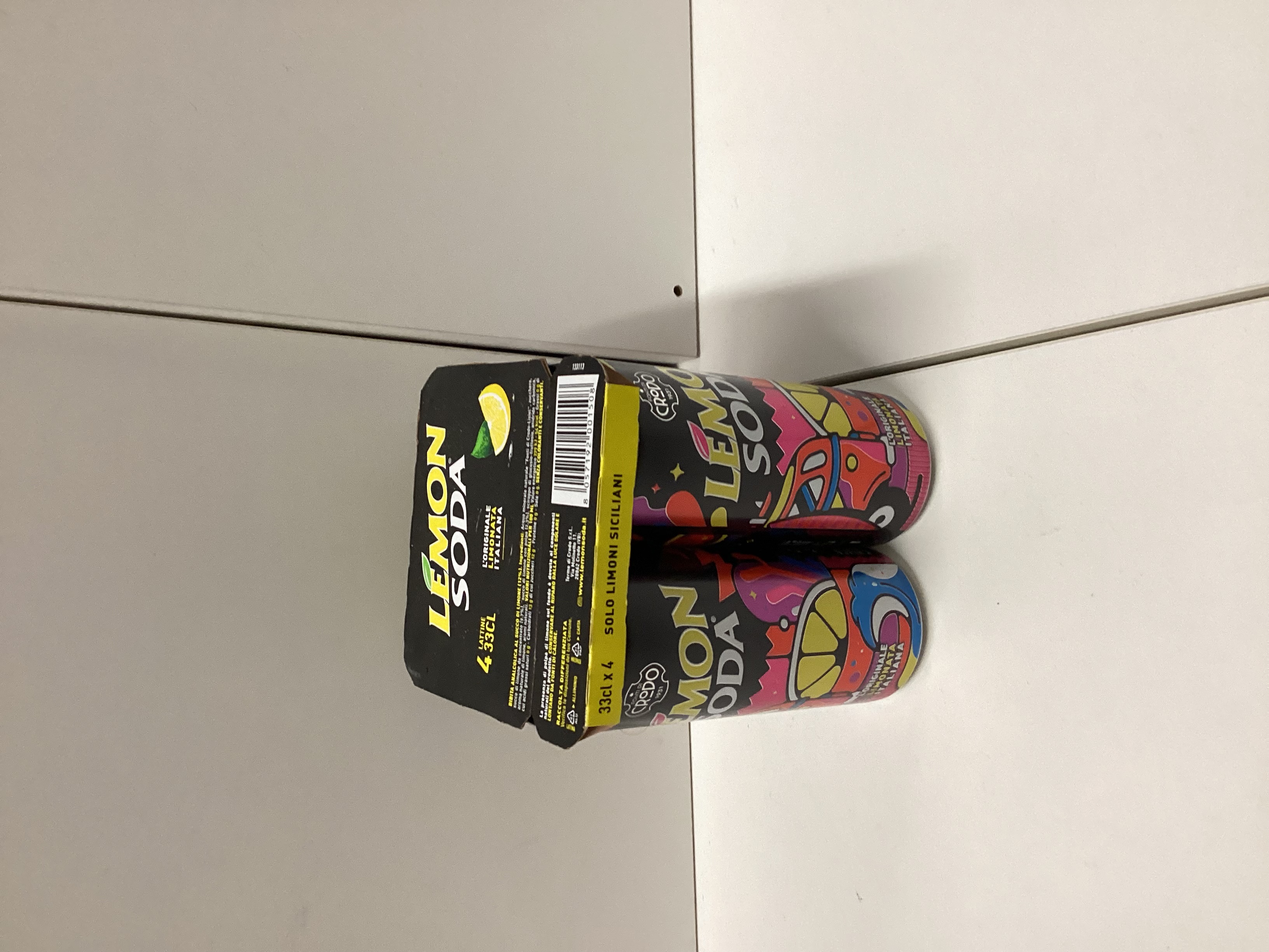 Lemon Soda 4-Pack