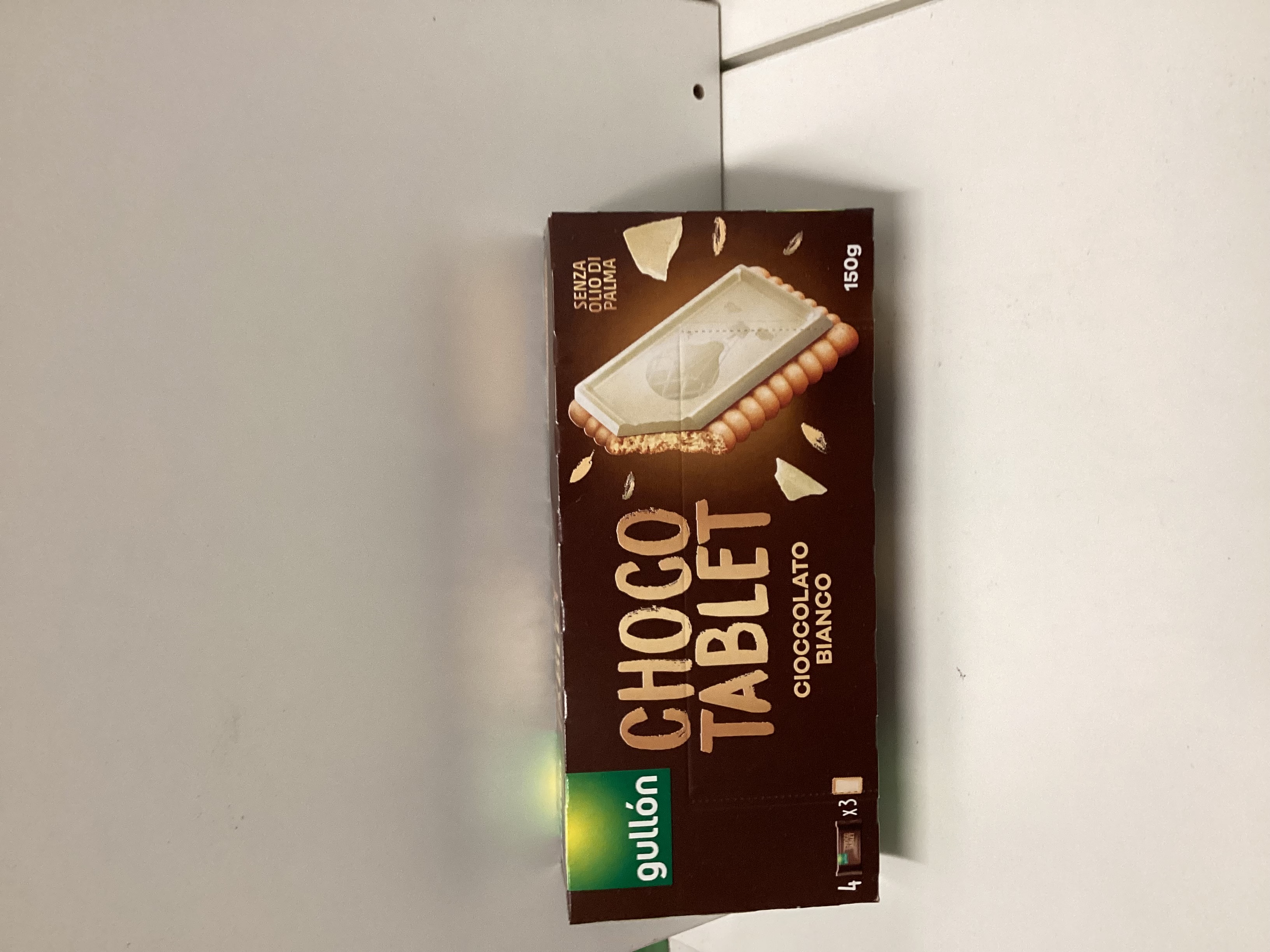 gullon Choco Tablet cioccolato bianco 