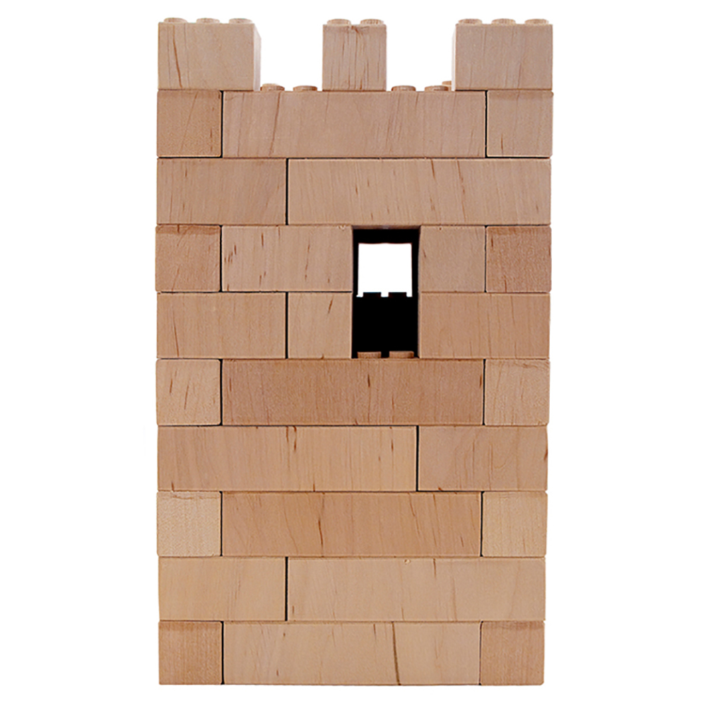 Holzbausteinsatz Burgwarte Rabenstein