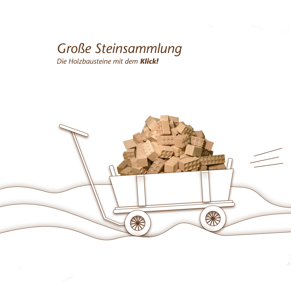 Große Steinesammlung
