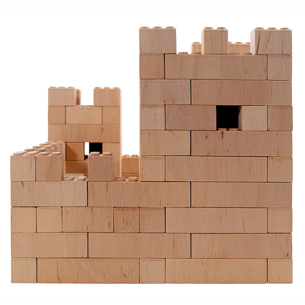 Holzbausteinsatz Burg Friedenstein