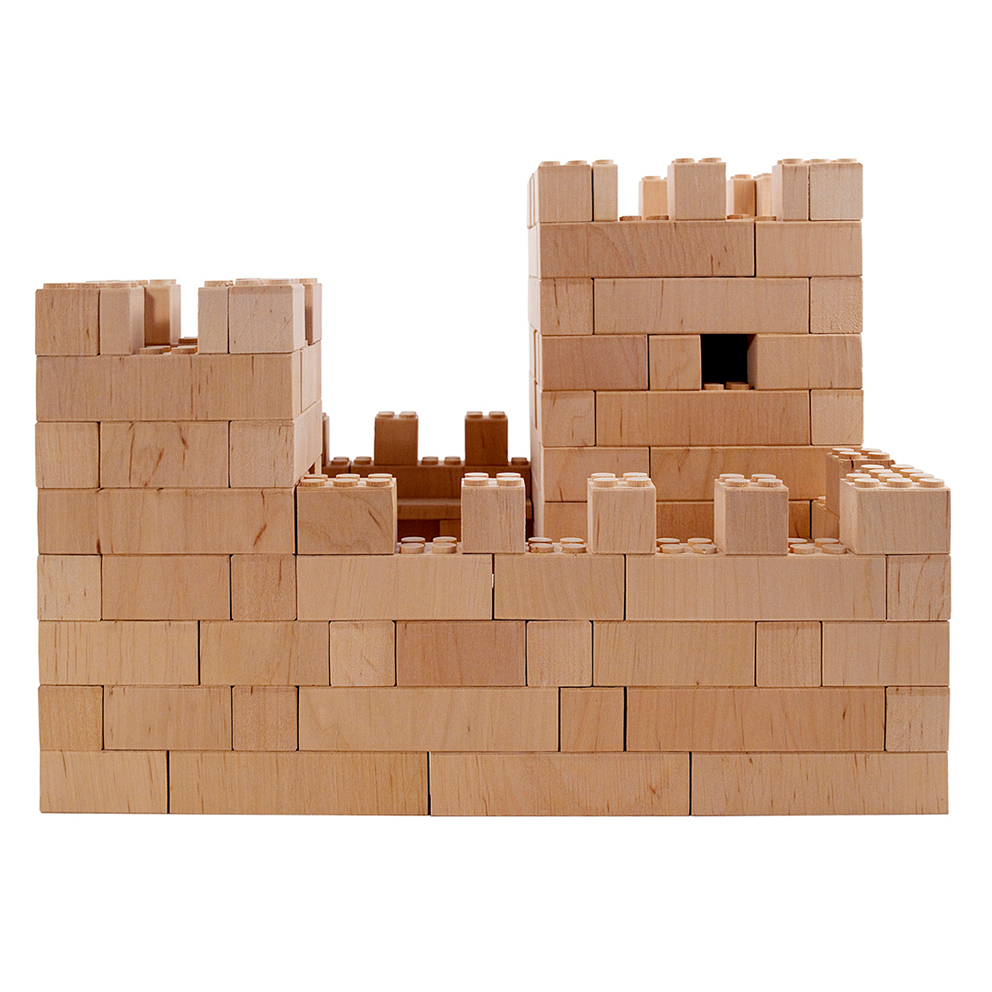 Holzbausteinsatz Burg Friedenstein