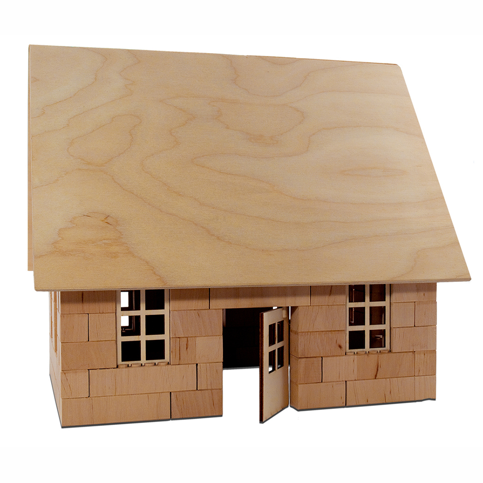 Holzbausteinsatz Lindenhaus