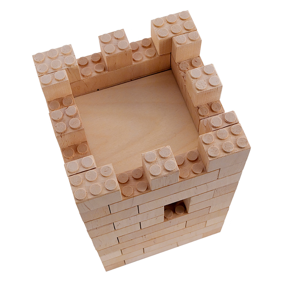 Holzbausteinsatz Burgwarte Rabenstein