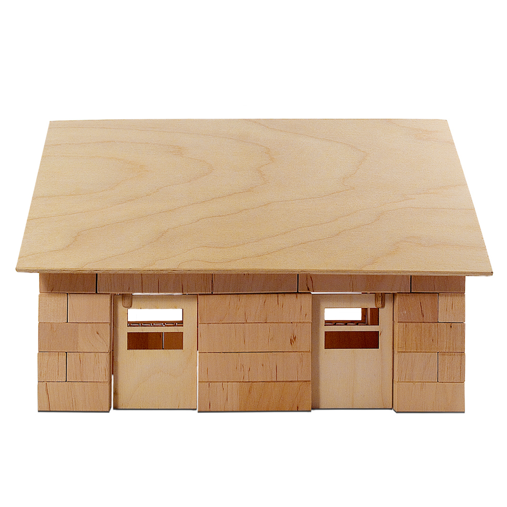 Holzbausteinsatz Pferdestall