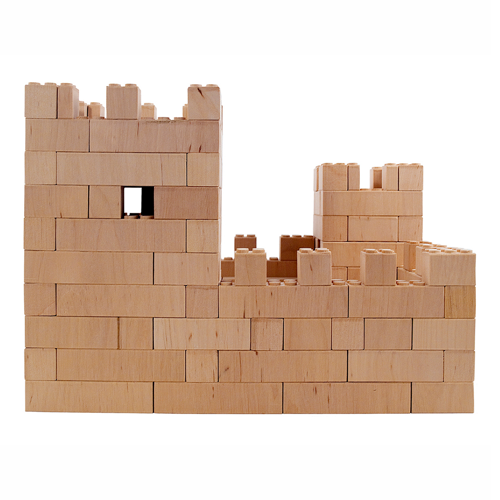 Holzbausteinsatz Burg Friedenstein