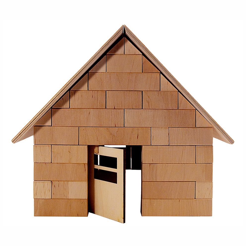 Holzbausteinsatz Feldscheune