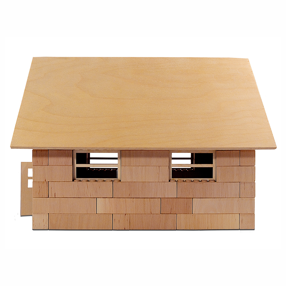 Holzbausteinsatz Feldscheune