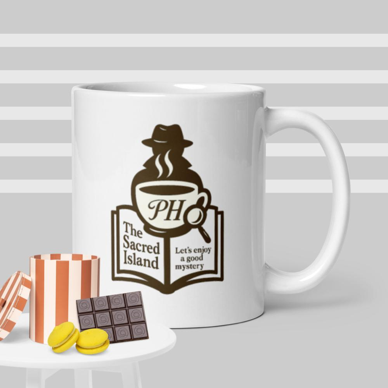 White glossy mug