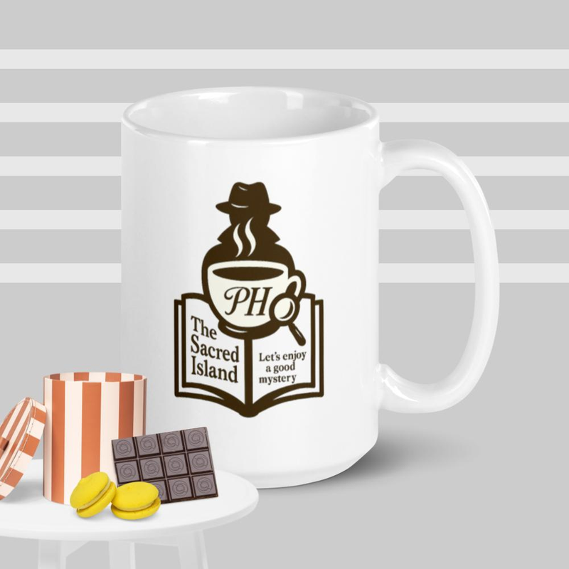 White glossy mug