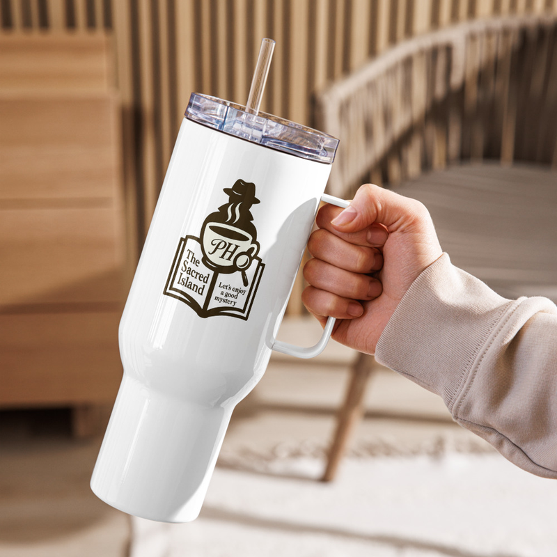 Travel mug with a handle