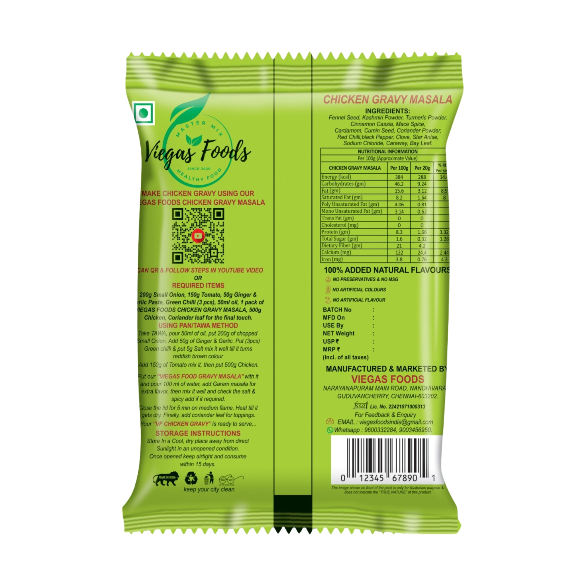 CHICKEN GRAVY MASALA   VIEGAS FOODS