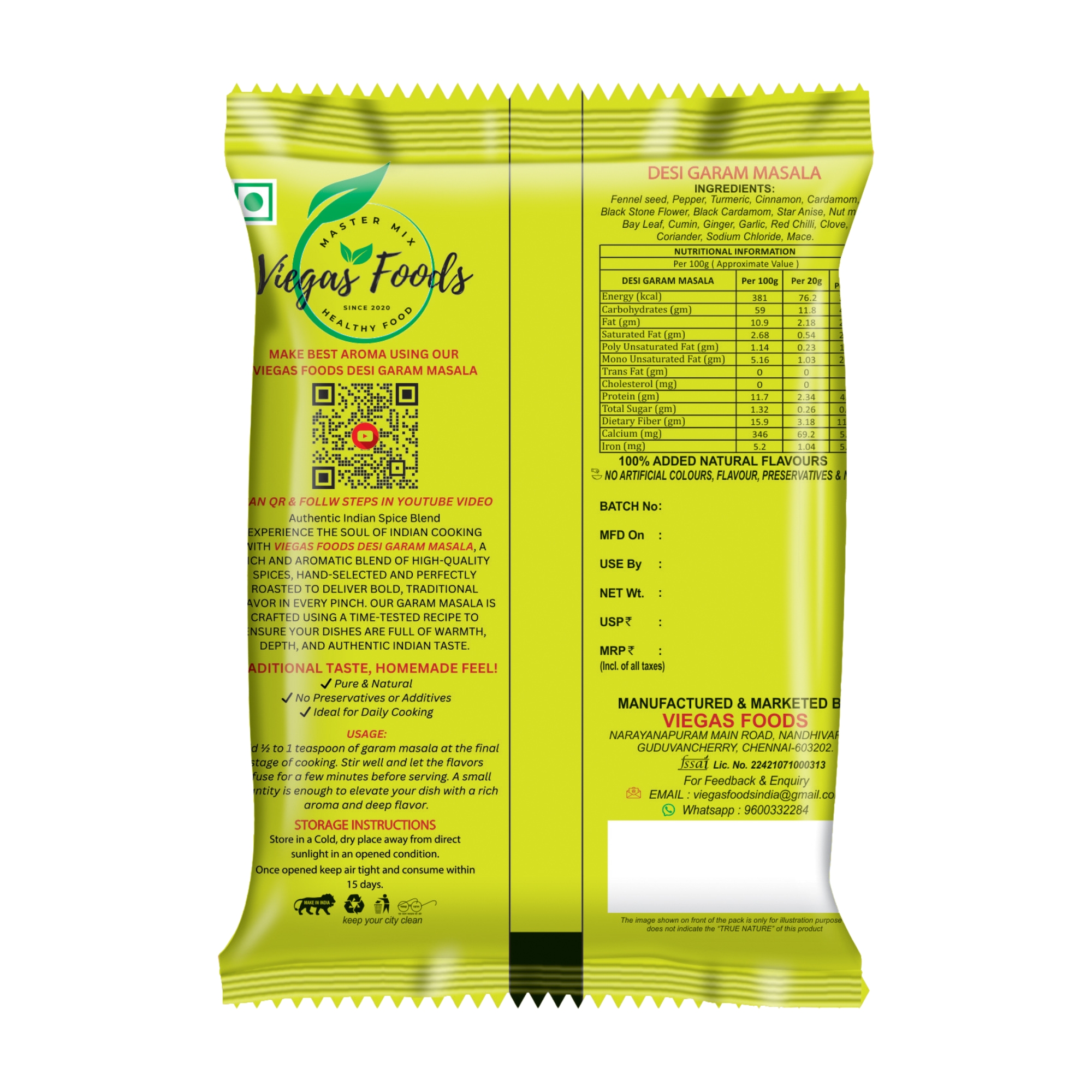 DESI GARAM MASALA   VIEGAS FOODS