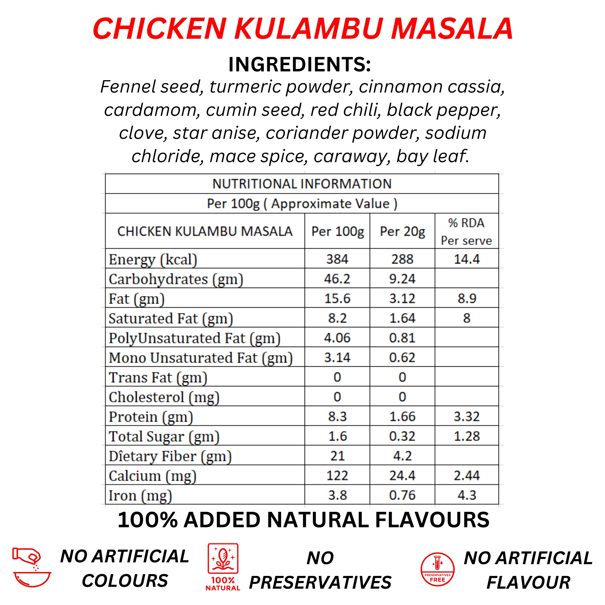 CHICKEN KULAMBU MASALA   VIEGAS FOODS
