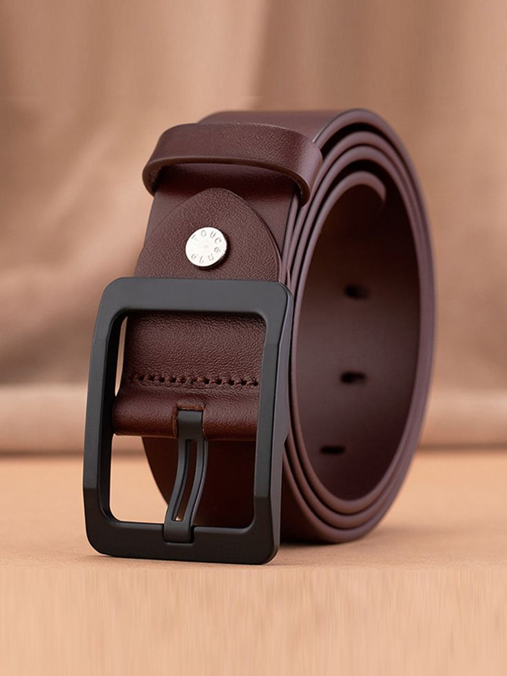 Classic Brown Leather Belt