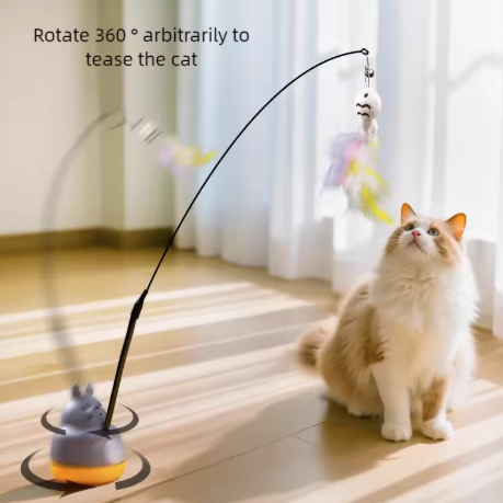 Interactive Rotating Cat Toy