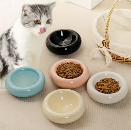 Ceramic Cat Food Bowl