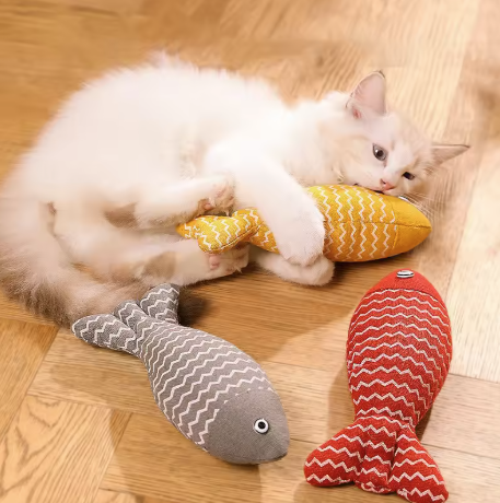 Stuffed Fish Cat Toy