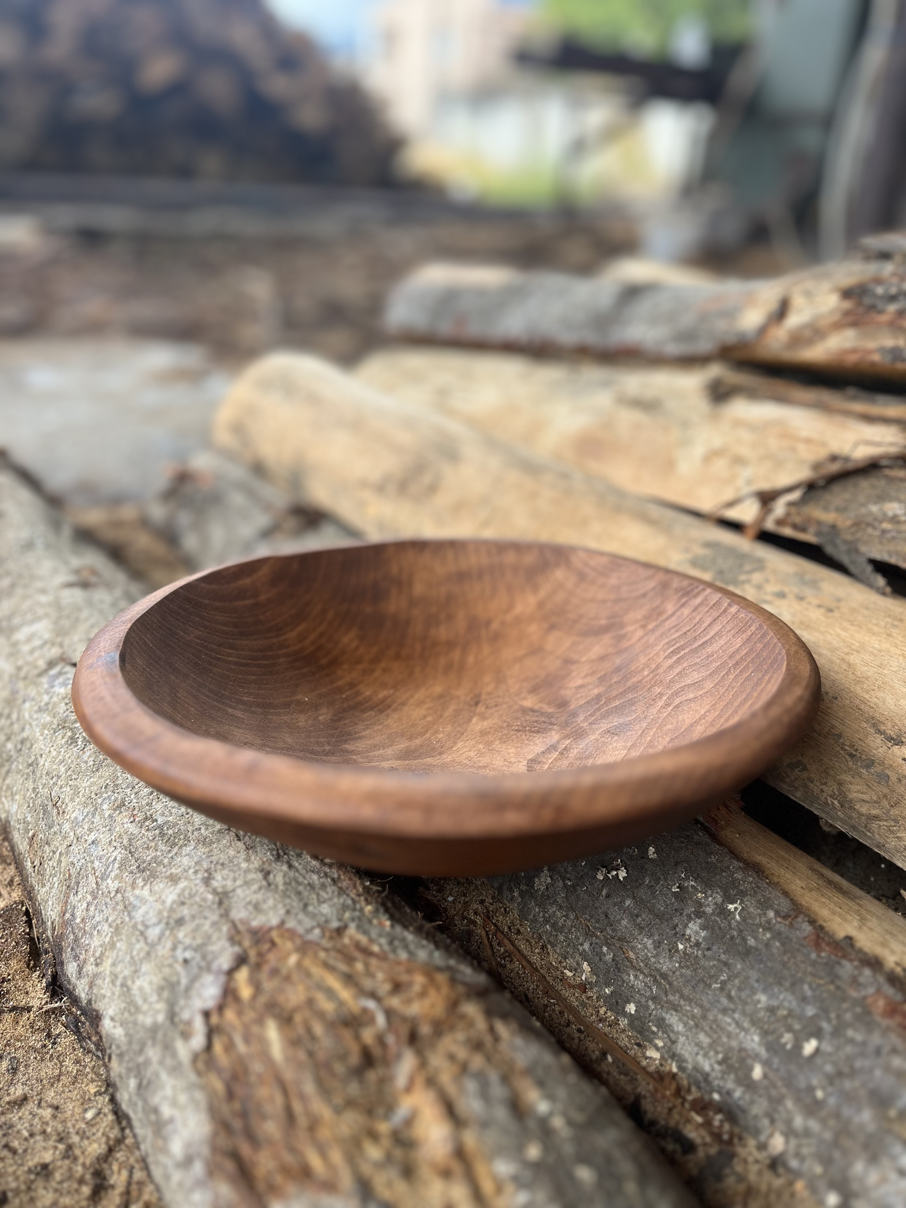 Ξύλινο μπολ Φ26 Χρώμα βένγκε