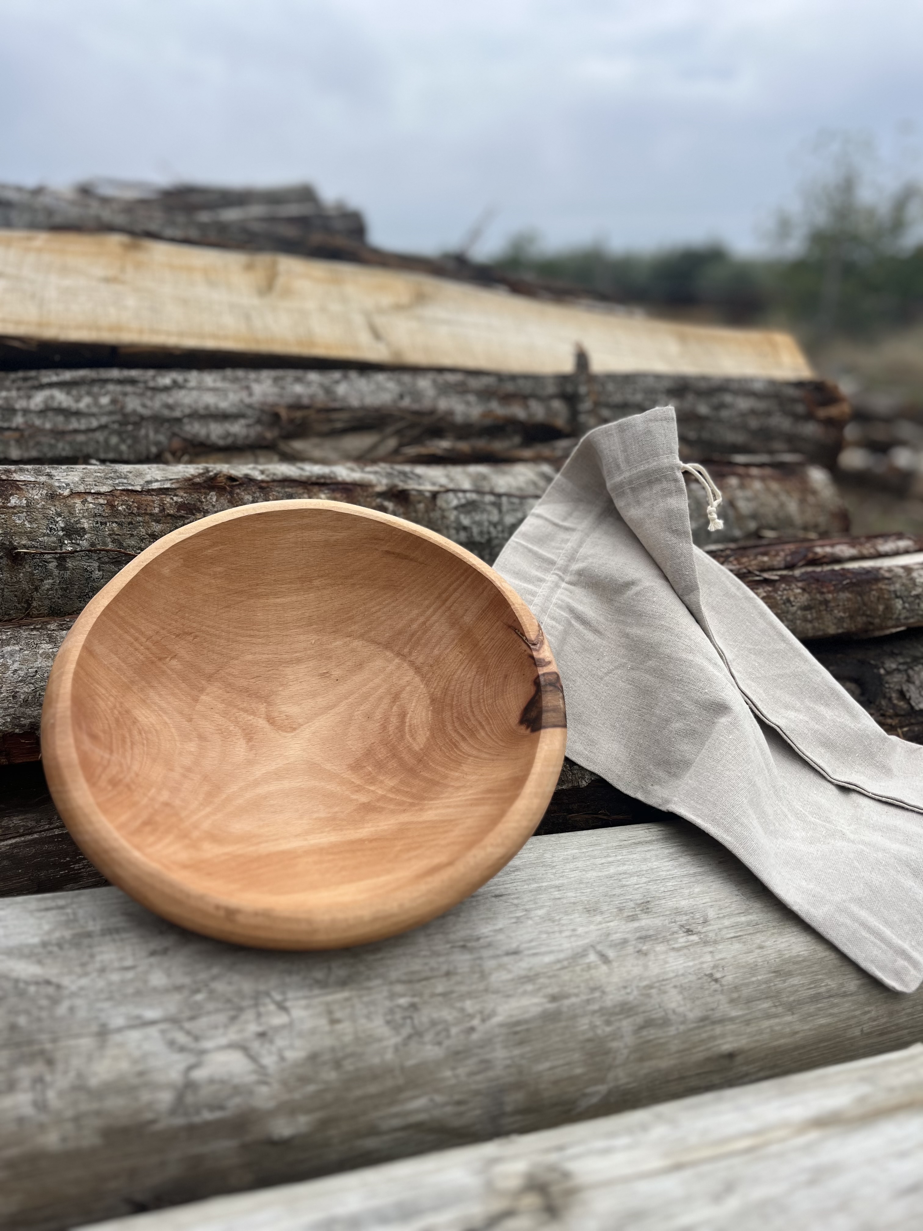 Ξύλινο μπολ Φ29 βαθύ