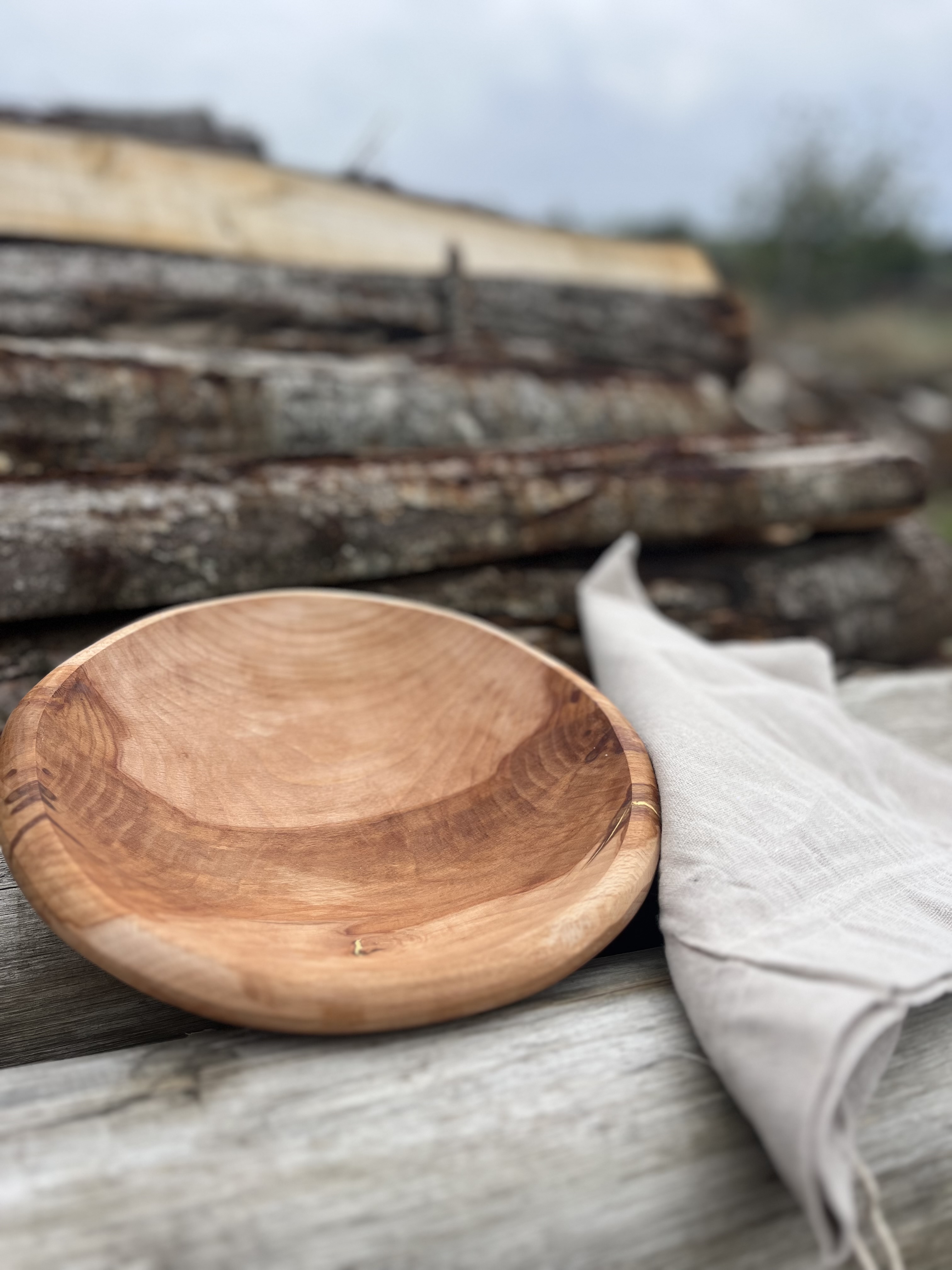 Ξύλινο μπολ οξιάς Φ26