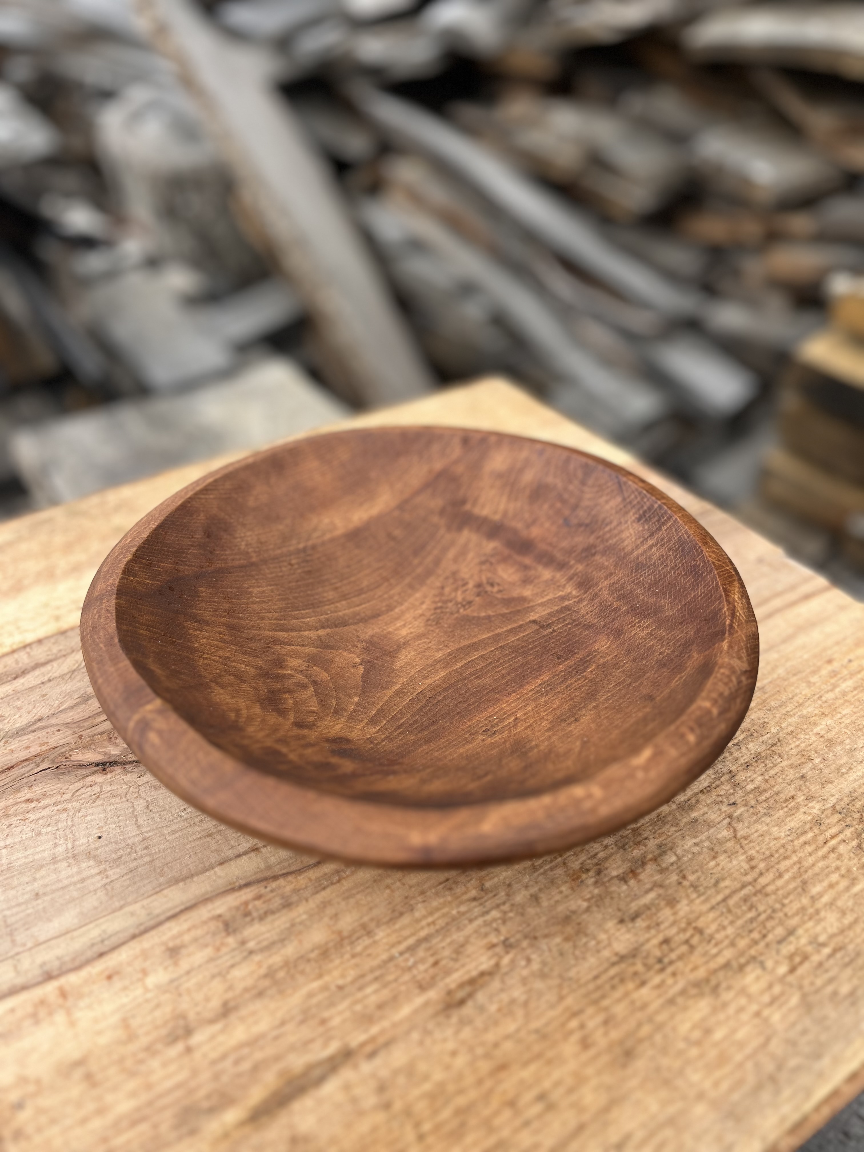 Ξύλινο μπολ Φ26 Χρώμα βένγκε