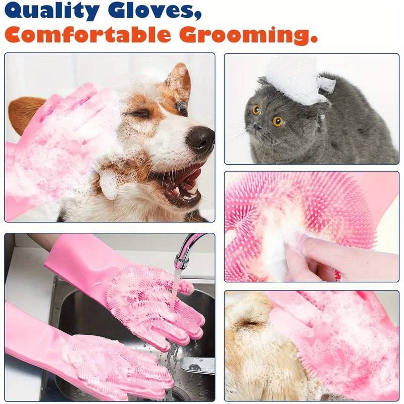 Pet Grooming Gloves