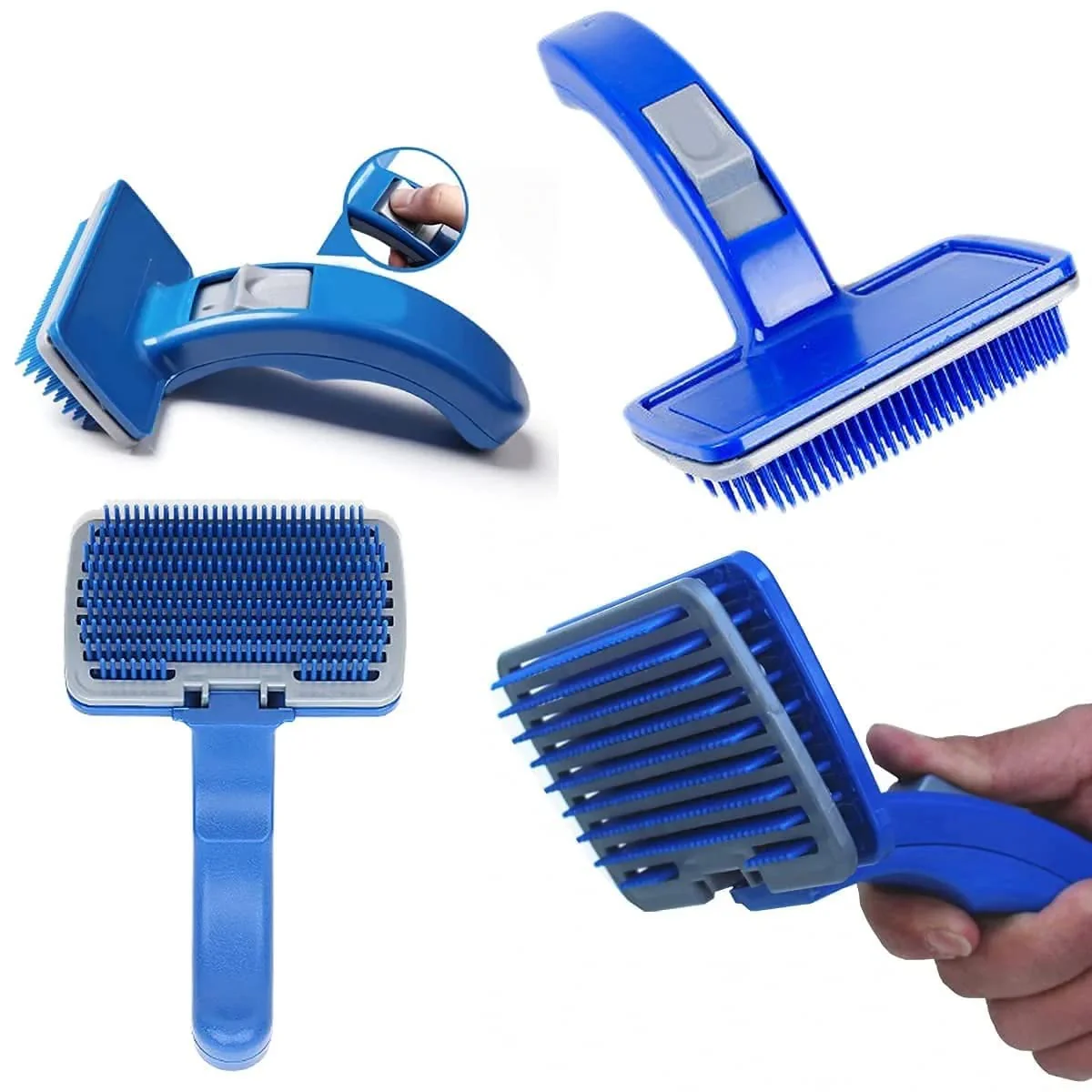 Self-Cleaning Pet Grooming Brush