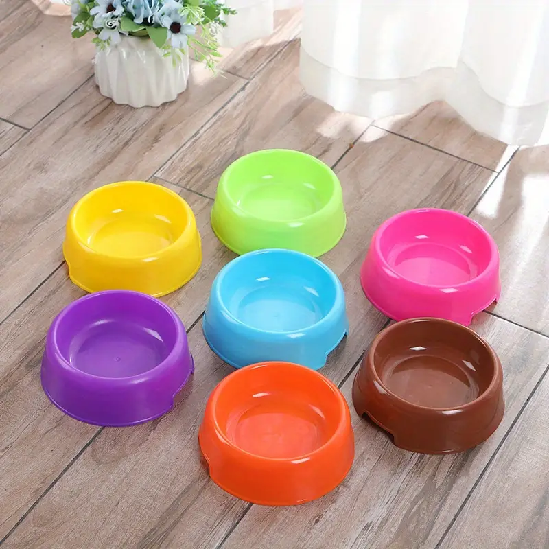 Colorful Plastic Pet Bowls