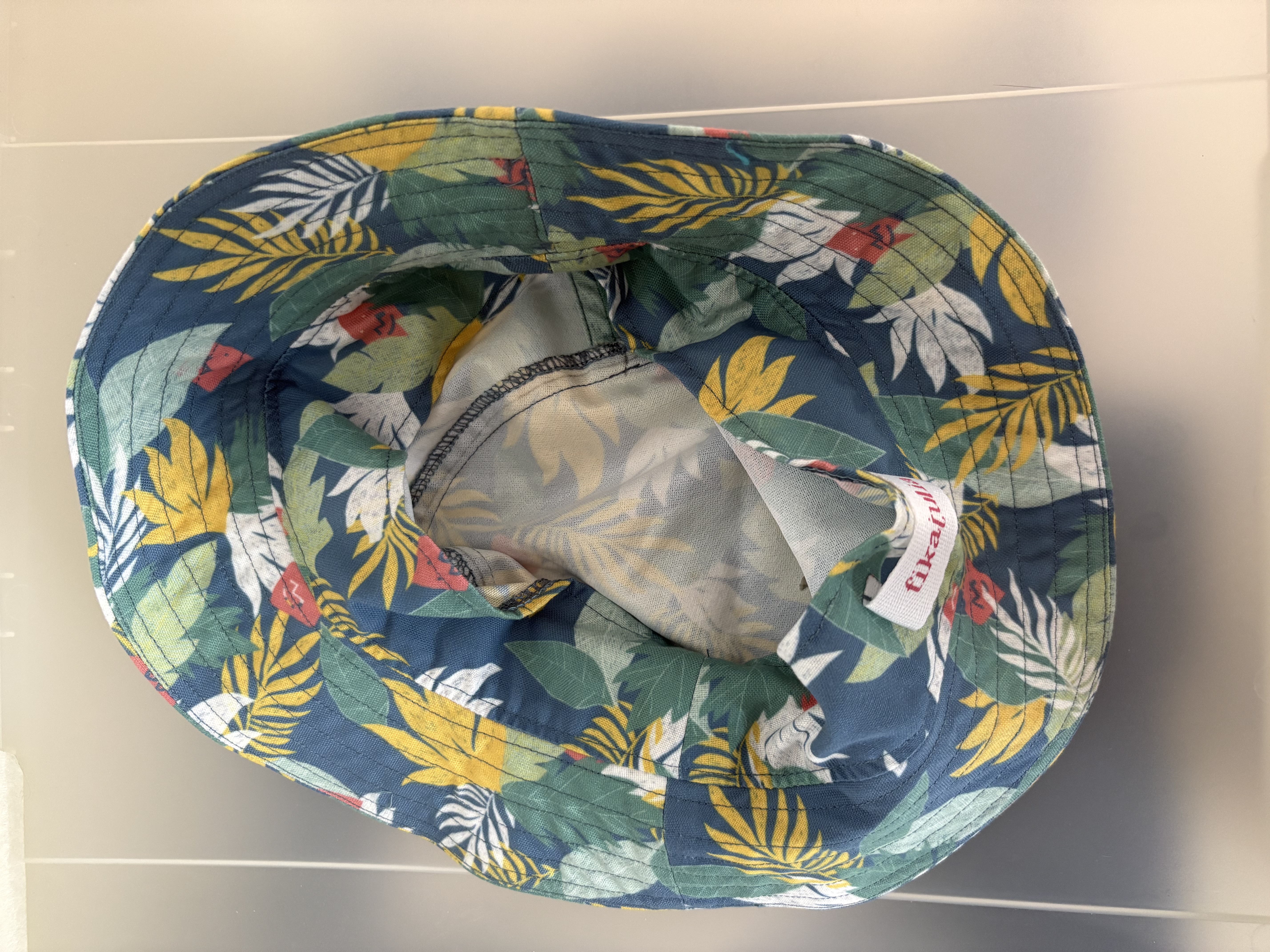 Tropical Print Bucket Hat
