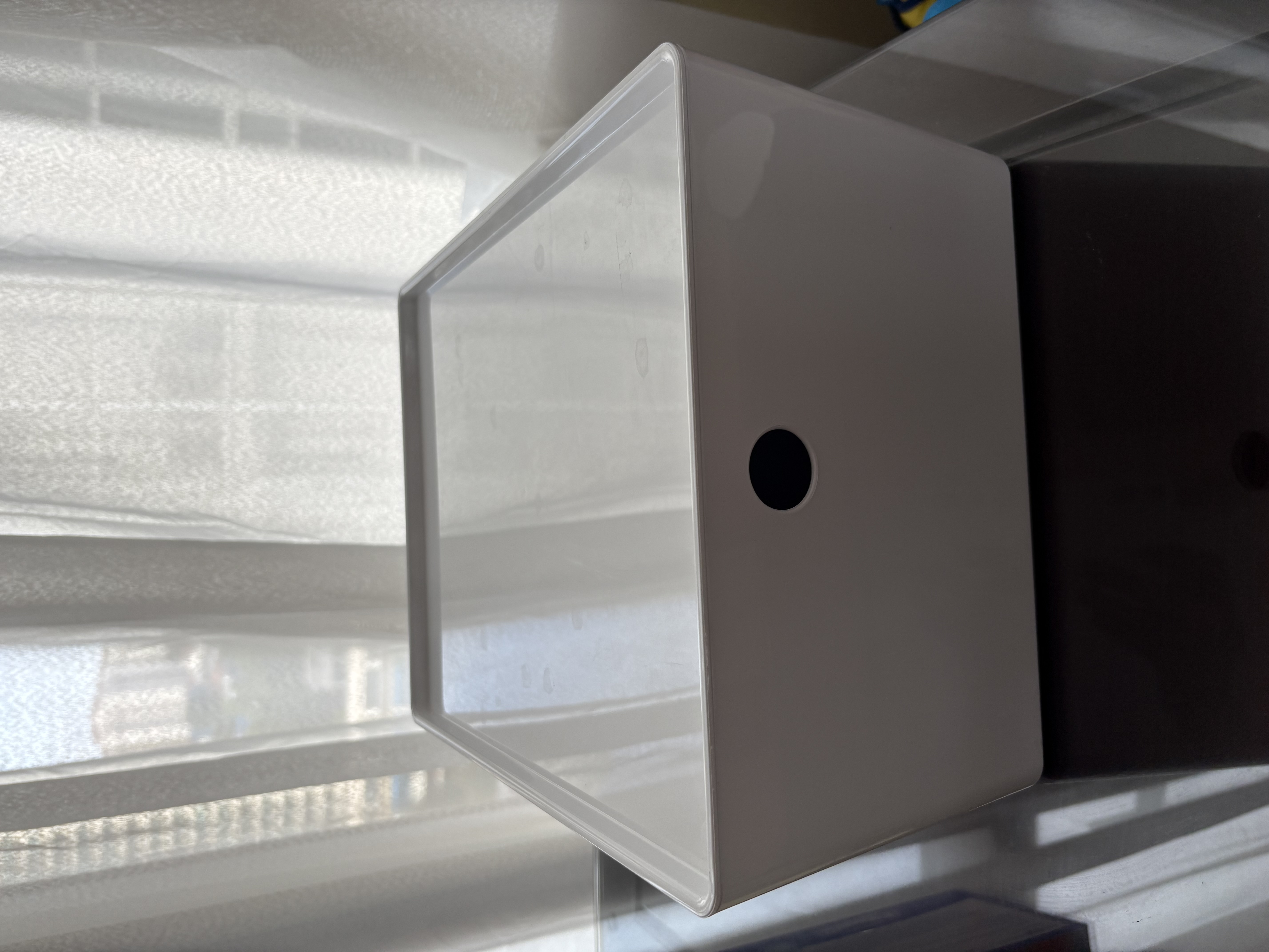 White Plastic Storage Box
