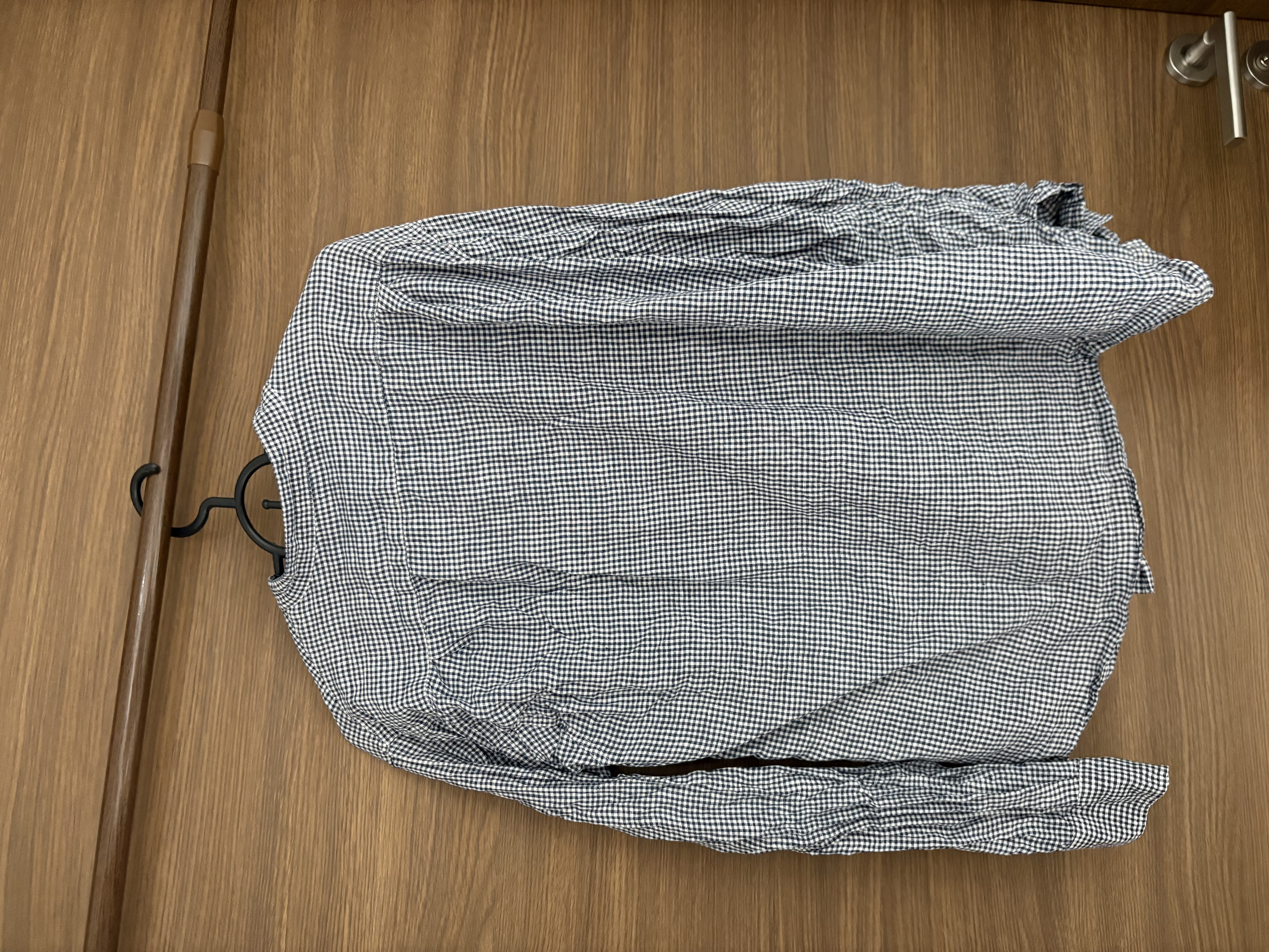 Uniqlo checkered button-up shirt
