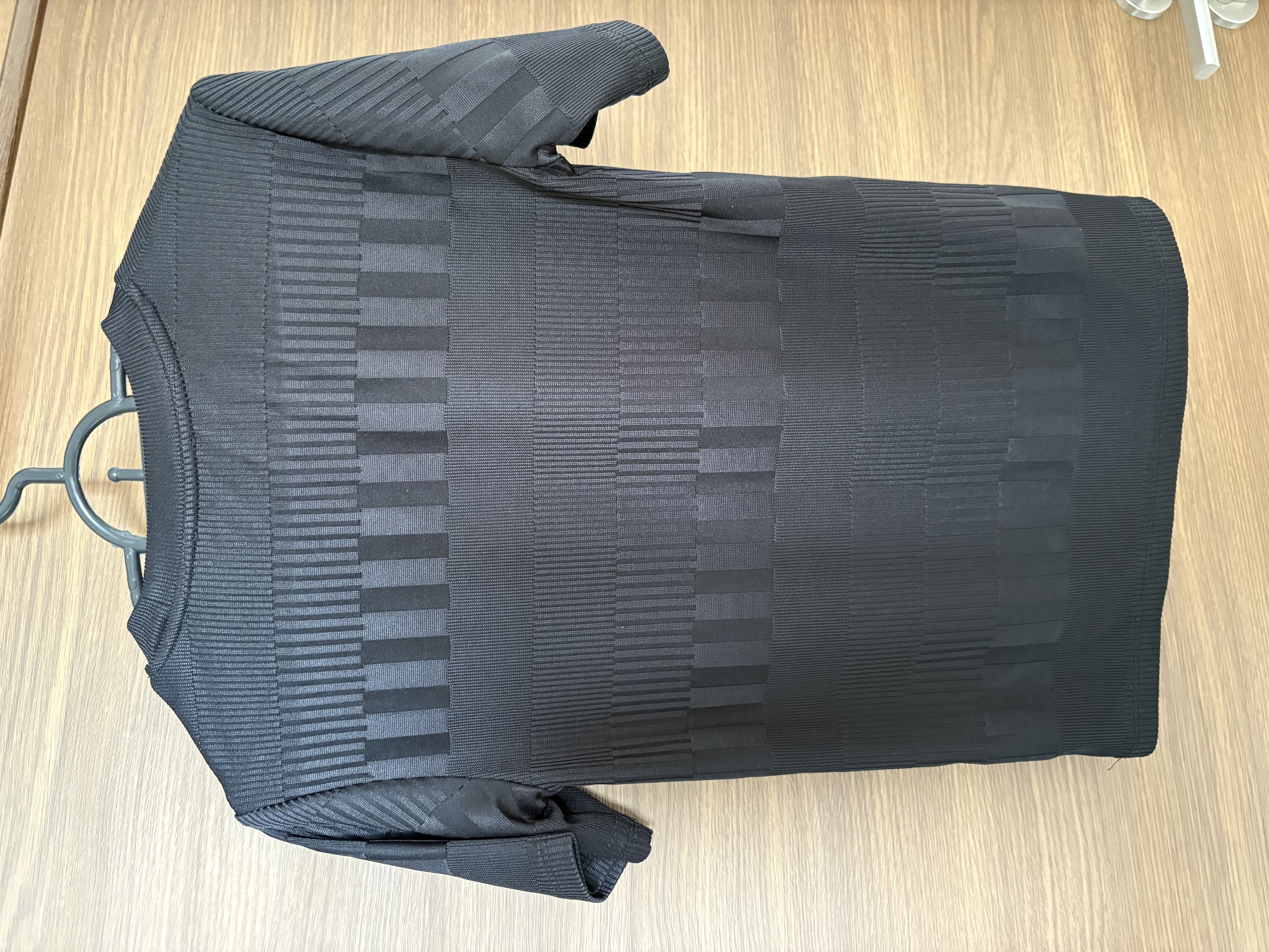 M&S Black Short Sleeve Knit Top
