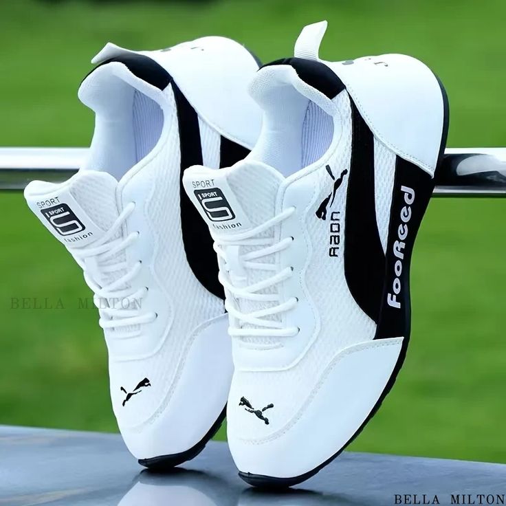 Foofeed White Sport Sneakers