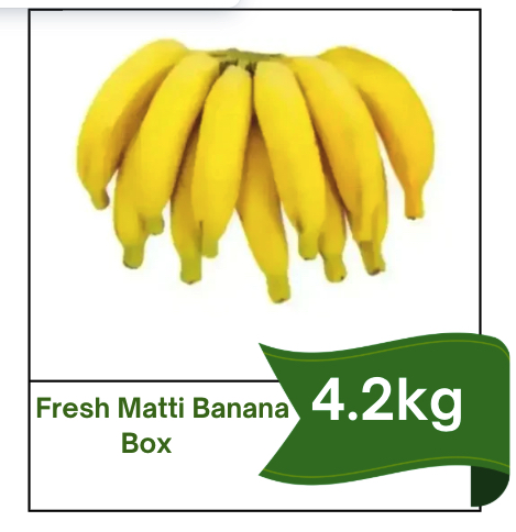 Fresh Matti Banana Box