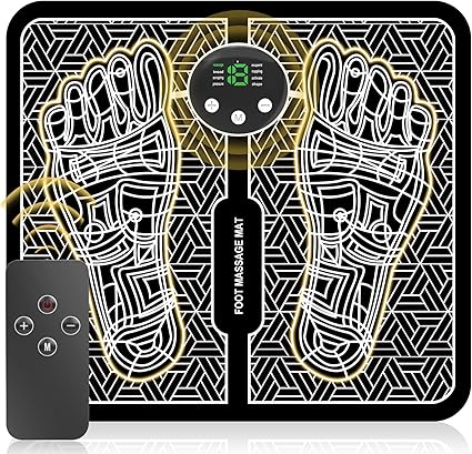 Transcutaneous Electronic Nerve Stimulator, EMS Foot Massager for Muscle Relaxation, LCD Display Screen,Back & Legs Massager