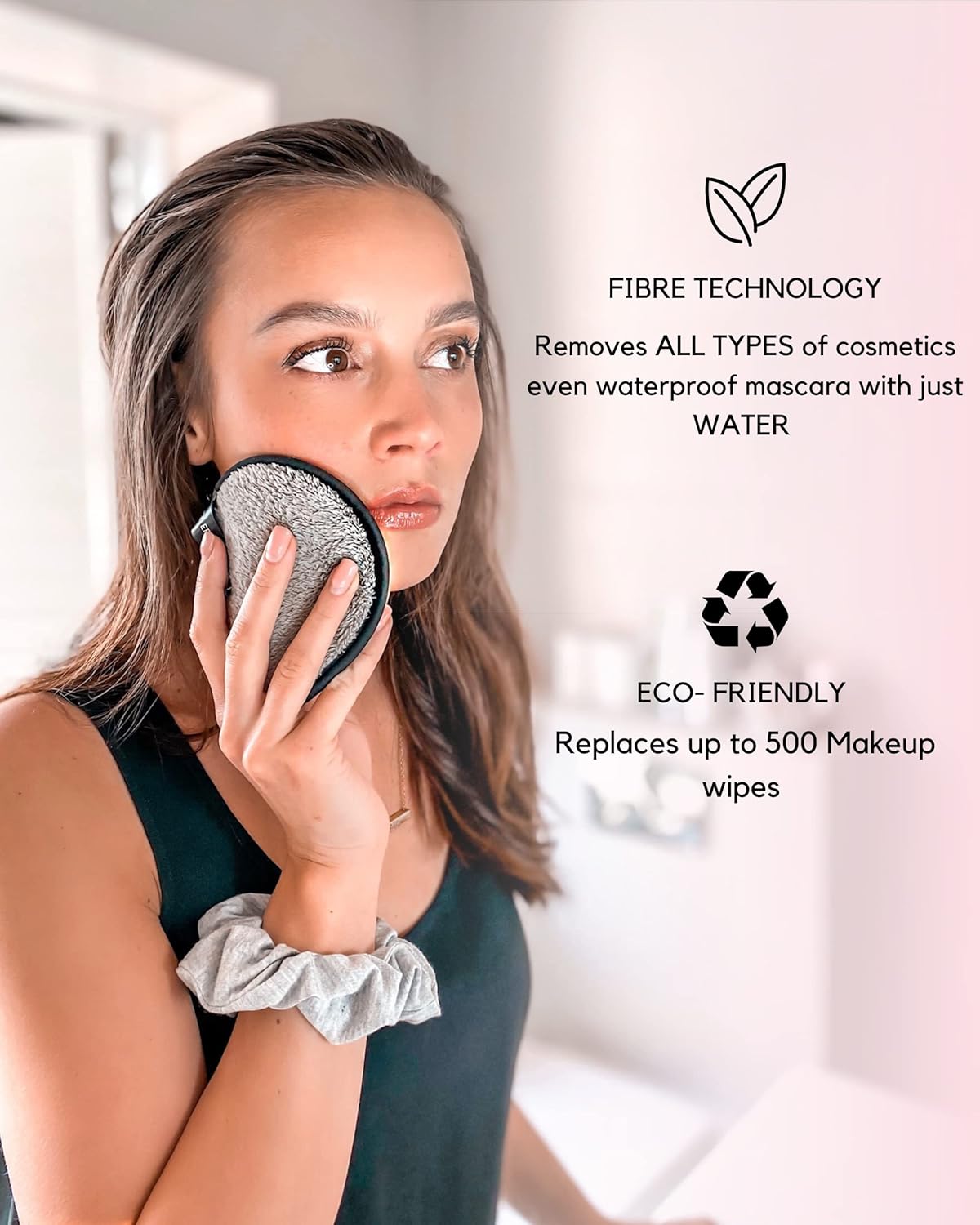 Ogato® Reusable Makeup Remover Pads and Eye Makeup Remover Pads Set - Just Use Water- XL Reusable Face Pads - Eco Friendly - FREE Laundry Bag - Makeup Remover Cloth For All Skin Types