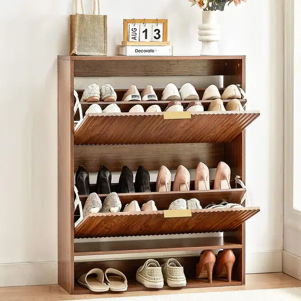 Wooden Shoe Cabinet