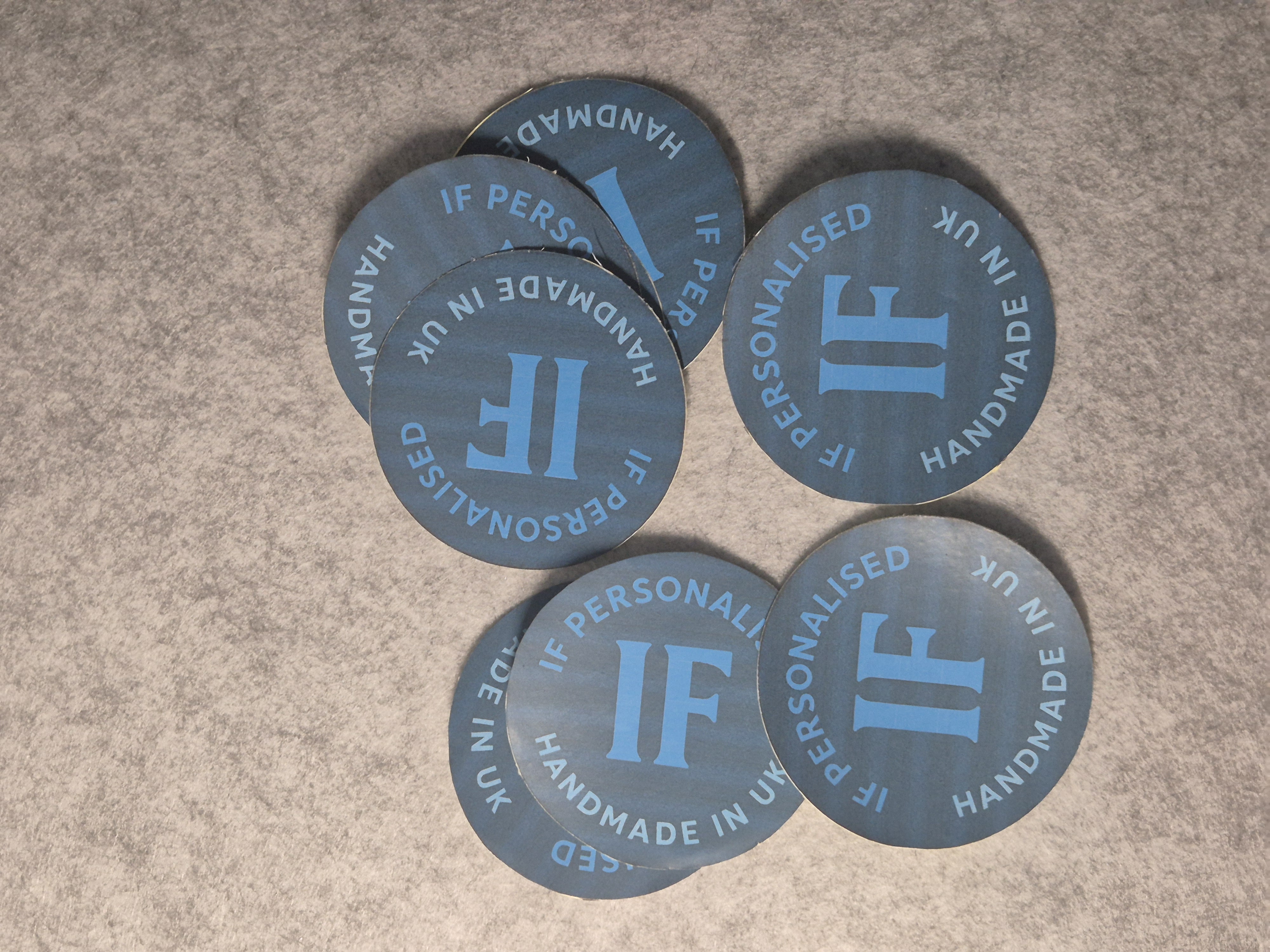 Business logo Stickers (100)